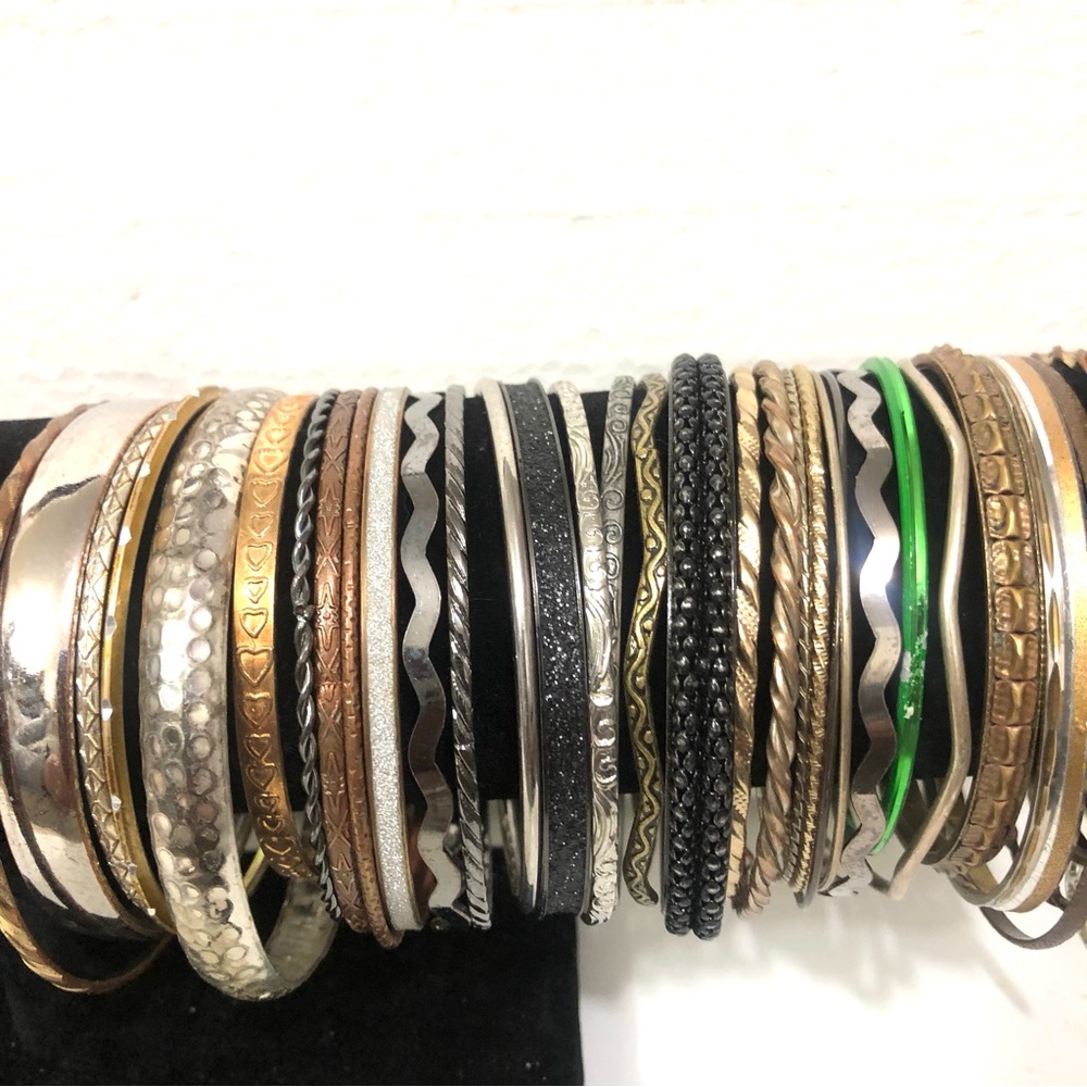 Mixed Metal Bangle lot Craft repair - Picture 5 of 6